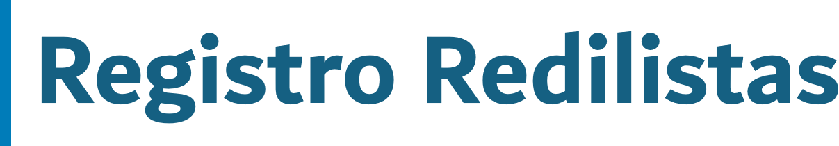 Registro Redilistas