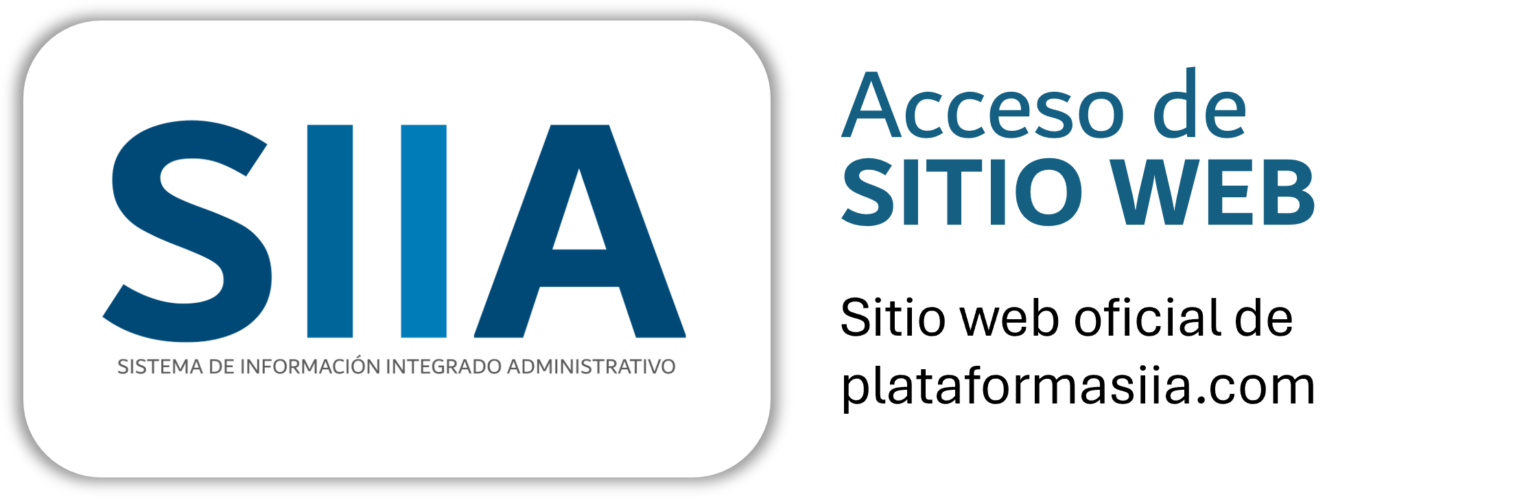 Acceso de SITIO WEB