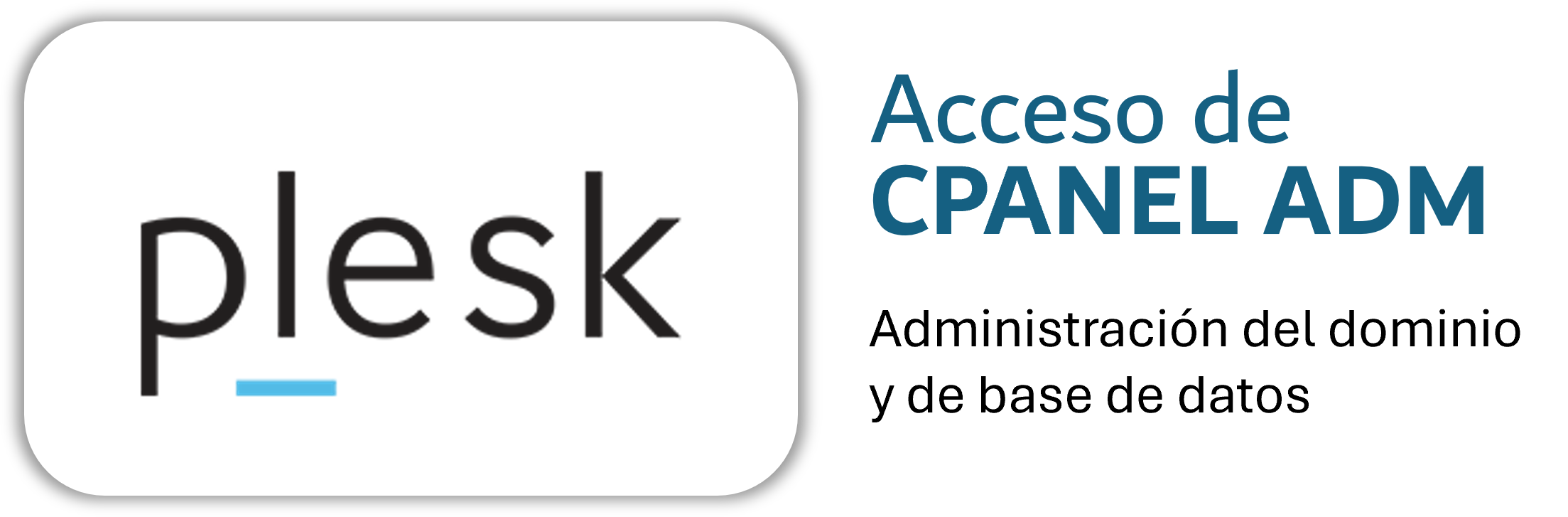 Acceso de CPANEL ADM